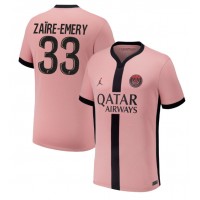 Paris Saint-Germain Warren Zaire-Emery #33 3rd trikot 2024-25 Kurzarm